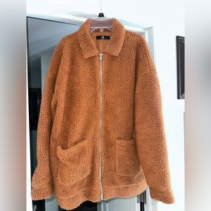 Missguided Oversized Teddy Jacket